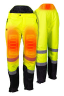 Mobile Warming Technology Pants Hi-Vis Heated Waterproof Pants ANSI Certified Heated Clothing