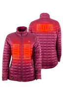 Mobile Warming Technology Jacket Backcountry Heated Jacket Women's - Burgundy Heated Clothing