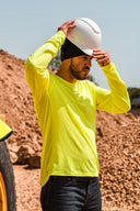 Mobile Cooling Technology Shirt Men's Cooling Hi-Vis Long Sleeve Shirt Heated Clothing - product view 3