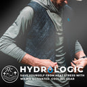 Mobile Cooling Technology Vest Men's Hydrologic® Cooling Vests - Grey Heated Clothing - product view 6