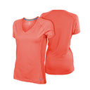 Mobile Cooling Technology Shirt Women's Cooling V-Neck Shirt - Coral Heated Clothing - product view 4
