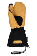 Mobile Warming Technology Gloves Alta Hybrid Heated Snow Mitten Unisex - Tan/Black Heated Clothing - product view 3