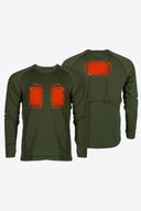 Mobile Warming Technology Baselayers Baselite Heated Baselayer Shirt Men’s - Forest Green Heated Clothing