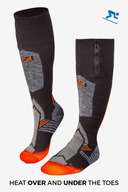 Mobile Warming Technology Sock Pro Compression Heated Socks Unisex Heated Clothing