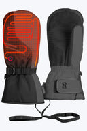 Mobile Warming Technology Gloves Storm V2 Heated Mitten Unisex - Black/Grey Heated Clothing