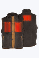 Mobile Warming Technology Vest Ranch High-Pile Vest Men's - Charcoal Heated Clothing