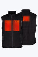 Mobile Warming Technology Vest Trek 2.0 Fleece Vest Men's - Black Heated Clothing