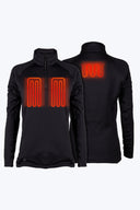 Mobile Warming Technology Baselayers Element Mid-Layer 1/4 Zip LS Shirt Women's - Black Heated Clothing