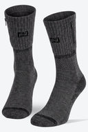 Mobile Warming Technology Sock Wool Crew Heated Sock Unisex - Dark Grey Heated Clothing
