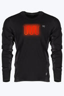 Mobile Warming Technology Baselayers Merino 2.0 Crew Baselayer Shirt Men's - Black Heated Clothing - product view 3