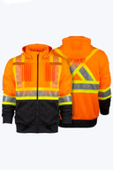 Mobile Warming Technology Hoodie Hi-Vis Zip Front Hoodie CSA / ANSI Men's - Hi-Vis Heated Clothing - product view 2