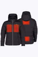 Mobile Warming Technology Jacket Crest 2.0 Down Jacket Men's - Black Heated Clothing - product view 3
