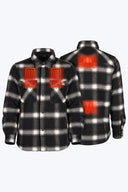 Mobile Warming Technology Jacket Kodiak Plaid Heated Jacket Men's - Black/White Heated Clothing - product view 2