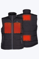 Mobile Warming Technology Vest Crest 2.0 Down Vest Men's - Black Heated Clothing - product view 2