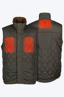 Mobile Warming Technology Vest Duke Heated Vest Men's - Forest Green Heated Clothing - product view 2