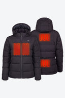 Mobile Warming Technology Jacket Crest 2.0 Down Jacket Women's - Black Heated Clothing - product view 2