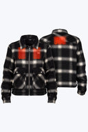 Mobile Warming Technology Jacket Kodiak Plaid Heated Jacket Women's - Black/White Heated Clothing
