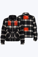 Mobile Warming Technology Jacket Kodiak Plaid Heated Jacket Women's - Black/White Heated Clothing - product view 2