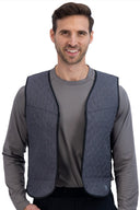 Mobile Cooling Technology Vest Men's Hydrologic® Cooling Vests - Grey Heated Clothing