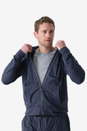 Fieldsheer Hoodie Men's Everyday Full Zip Hoodie - Arctic Blue Heated Clothing