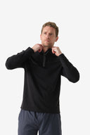 Fieldsheer Shirt Men's Everyday 1/4 Zip - Black Heated Clothing - product view 4