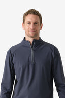 Fieldsheer Shirt Men's Everyday 1/4 Zip - Arctic Blue Heated Clothing