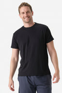Fieldsheer Shirt Men's Baseline DriComfort Short Sleeve Tee - Black Heated Clothing