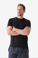 Fieldsheer Shirt Men's Baseline DriComfort Short Sleeve Tee - Black Heated Clothing - product view 4