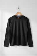 Fieldsheer Shirt Men's Baseline DriComfort Long Sleeve Tee - Black Heated Clothing