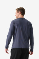 Fieldsheer Shirt Men's Baseline DriComfort Long Sleeve Tee - Arctic Blue Heated Clothing - product view 9