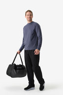 Fieldsheer Shirt Men's Baseline DriComfort Long Sleeve Tee - Arctic Blue Heated Clothing