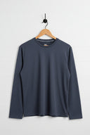 Fieldsheer Shirt Men's Baseline DriComfort Long Sleeve Tee - Arctic Blue Heated Clothing - product view 4
