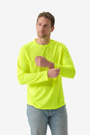 Fieldsheer Shirt Men's Pique Hi-Vis Long Sleeve Tee - Hi-Vis Heated Clothing - product view 2