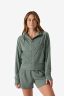 Fieldsheer Hoodie Women's Everyday Athletic Hoodie - Sage Heated Clothing