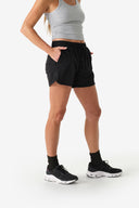 Fieldsheer Short Women's Everyday Athletic Short - Black Heated Clothing - product view 9