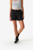 Fieldsheer Short Women's Everyday Athletic Short - Black Heated Clothing - product view 7