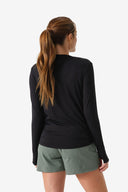 Fieldsheer Shirt Women's Aeris DriComfort Long Sleeve Tee - Black Heated Clothing - product view 5