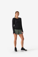 Fieldsheer Shirt Women's Aeris DriComfort Long Sleeve Tee - Black Heated Clothing