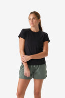 Fieldsheer Shirt Women's Aeris DriComfort Short Sleeve Tee - Black Heated Clothing - product view 4