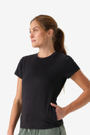 Fieldsheer Shirt Women's Aeris DriComfort Short Sleeve Tee - Black Heated Clothing - product view 5