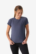 Fieldsheer Shirt Women's Aeris DriComfort Short Sleeve Tee - Arctic Blue Heated Clothing