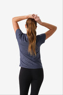 Fieldsheer Shirt Women's Aeris DriComfort Short Sleeve Tee - Arctic Blue Heated Clothing - product view 6