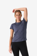 Fieldsheer Shirt Women's Aeris DriComfort Short Sleeve Tee - Arctic Blue Heated Clothing