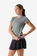 Fieldsheer Shirt Women's Aeris DriComfort Short Sleeve Tee - Sage Heated Clothing