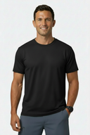 Fieldsheer Shirt Men's Baseline DriComfort Short Sleeve Tee - Black Heated Clothing - product view 8