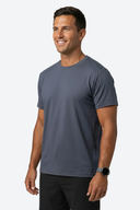 Fieldsheer Shirt Men's Baseline DriComfort Short Sleeve Tee - Arctic Blue Heated Clothing - product view 4