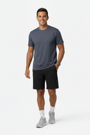 Fieldsheer Shirt Men's Baseline DriComfort Short Sleeve Tee - Arctic Blue Heated Clothing
