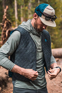 Mobile Cooling Technology Vest Men's Hydrologic® Cooling Vests - Grey Heated Clothing - product view 5