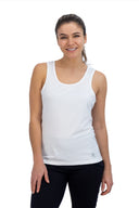 Mobile Cooling Technology Tank Women's Cooling Tank Top  - White Heated Clothing