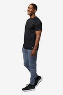 Mobile Cooling Technology Shirt Men's Cooling Short Sleeve Crew - Black Heated Clothing
